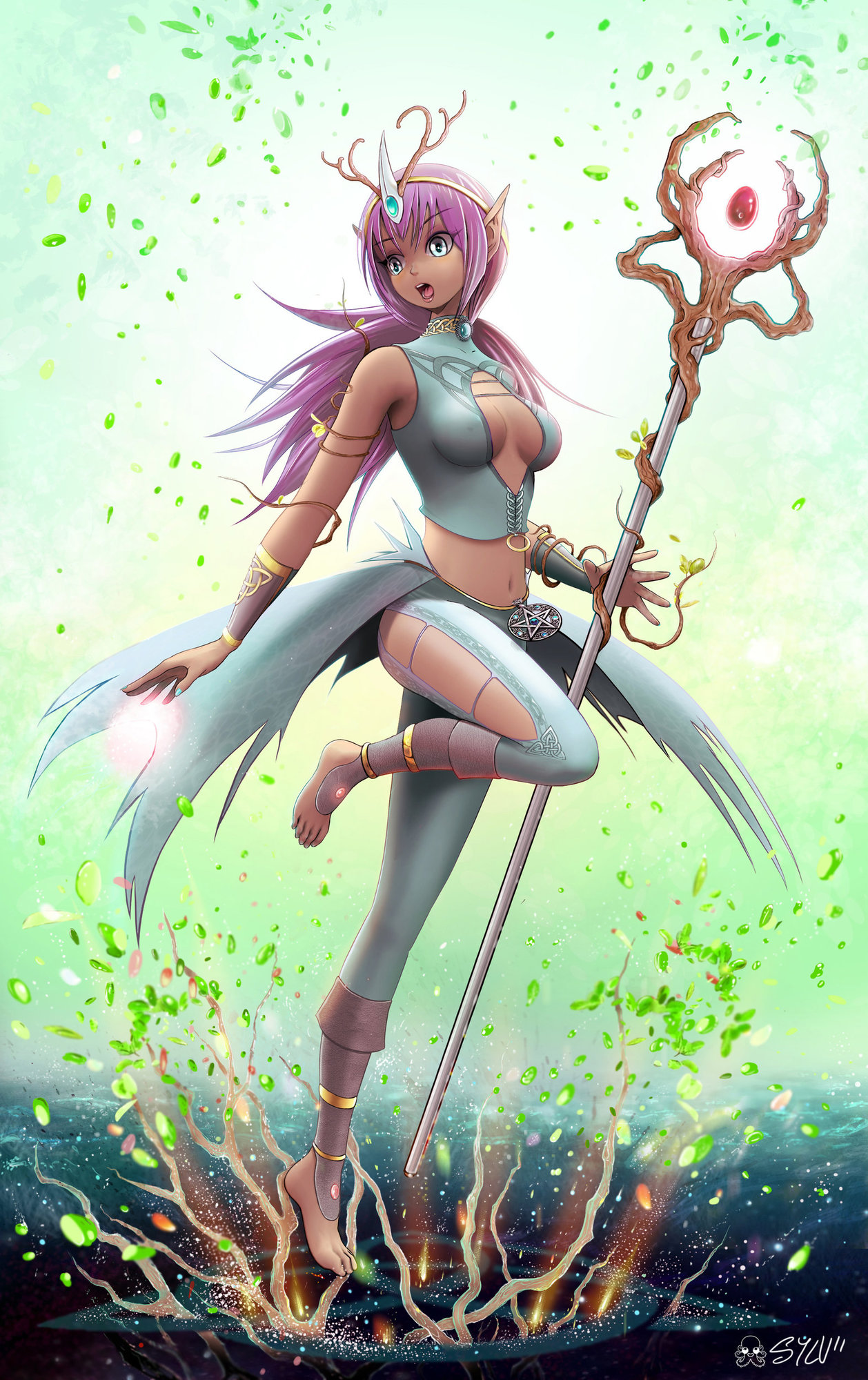 Reine Zirtha sorcière elfe de la guilde des héros.jpg