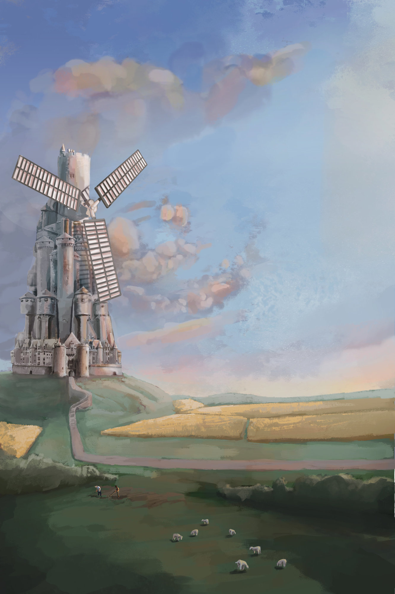 concour dpschool, Moulin fortifié.jpg