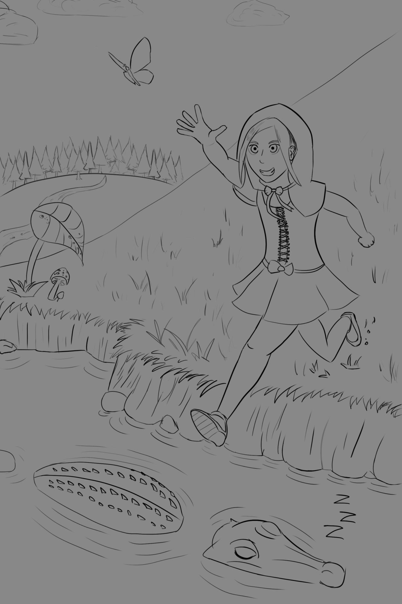 Inktober 2 - Mindless.png