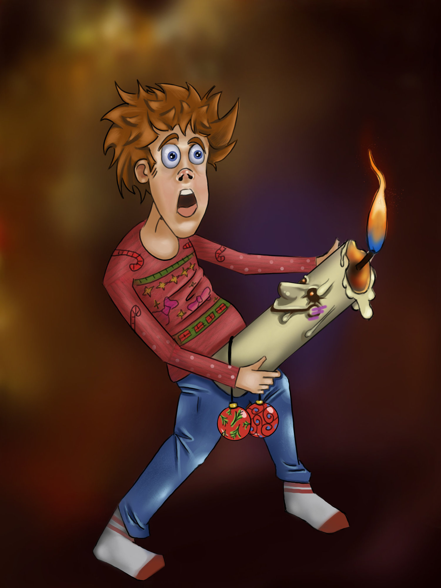 hot guy with a big candle.jpg