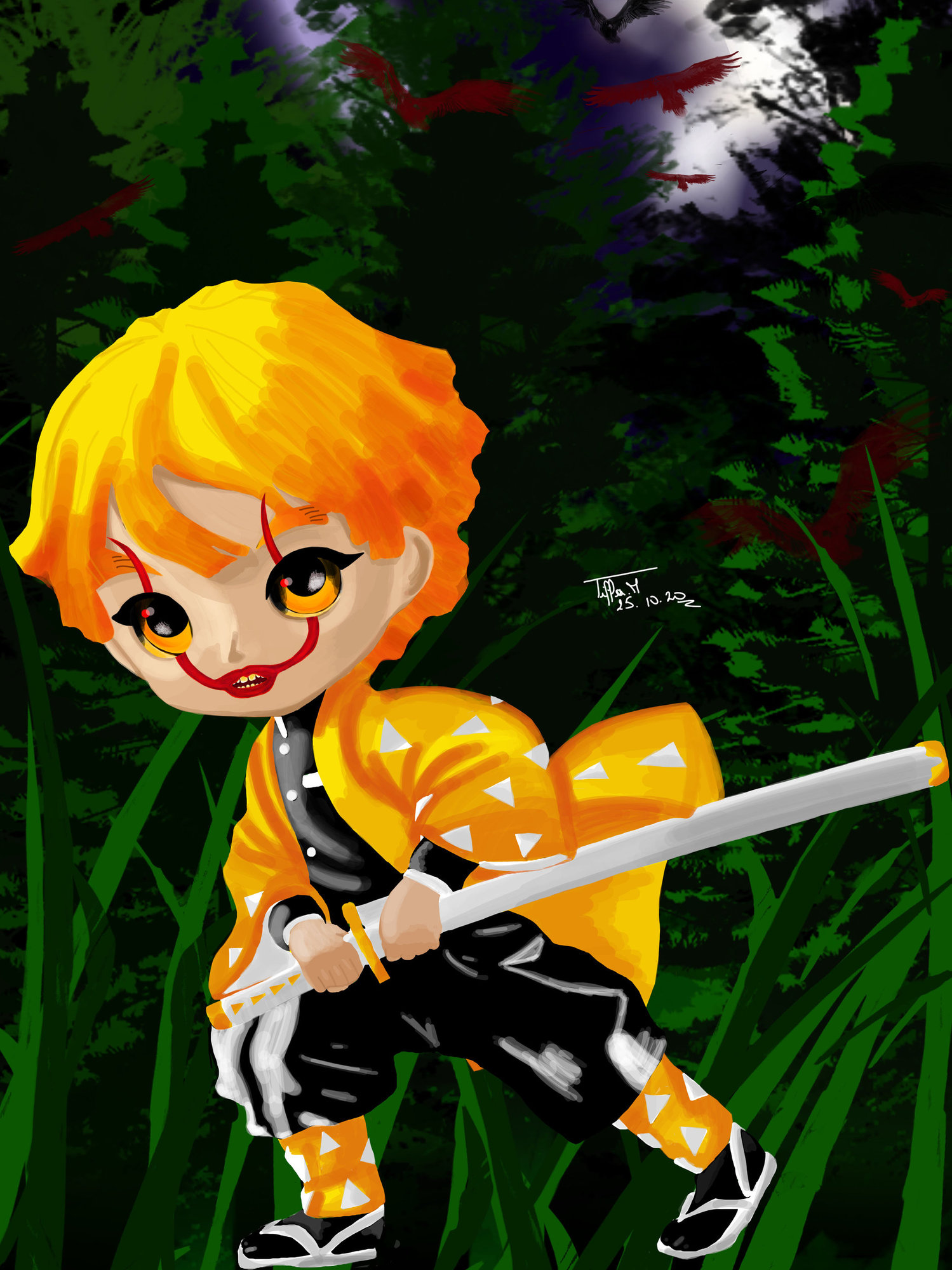 Inktober 26 horreur.jpg