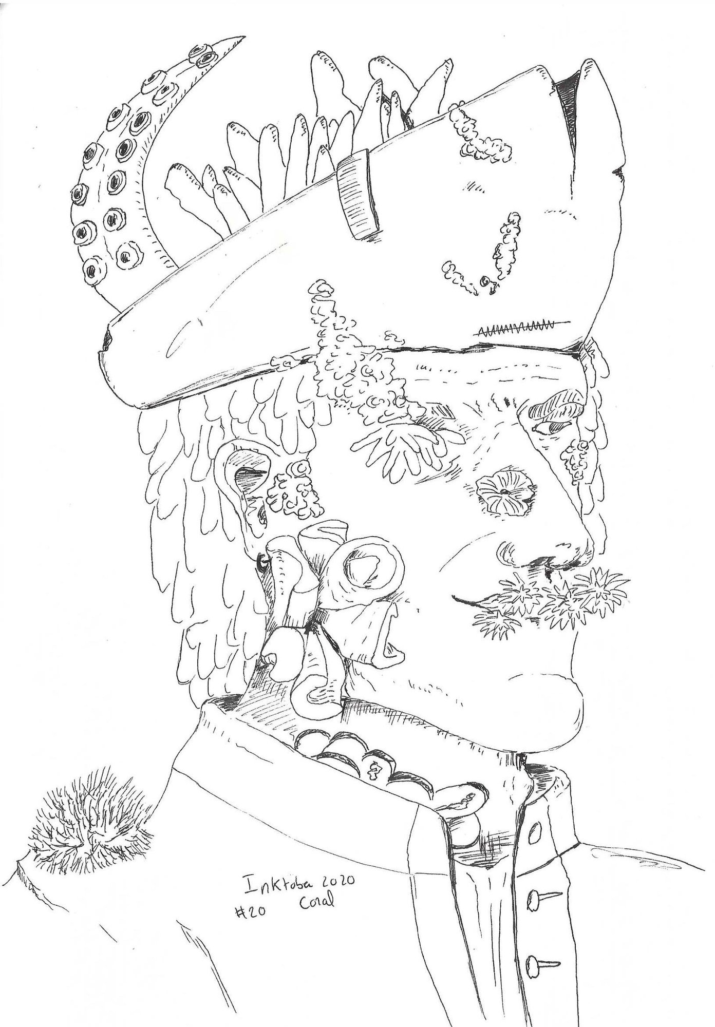 Inktober Day 20 Coral.jpg