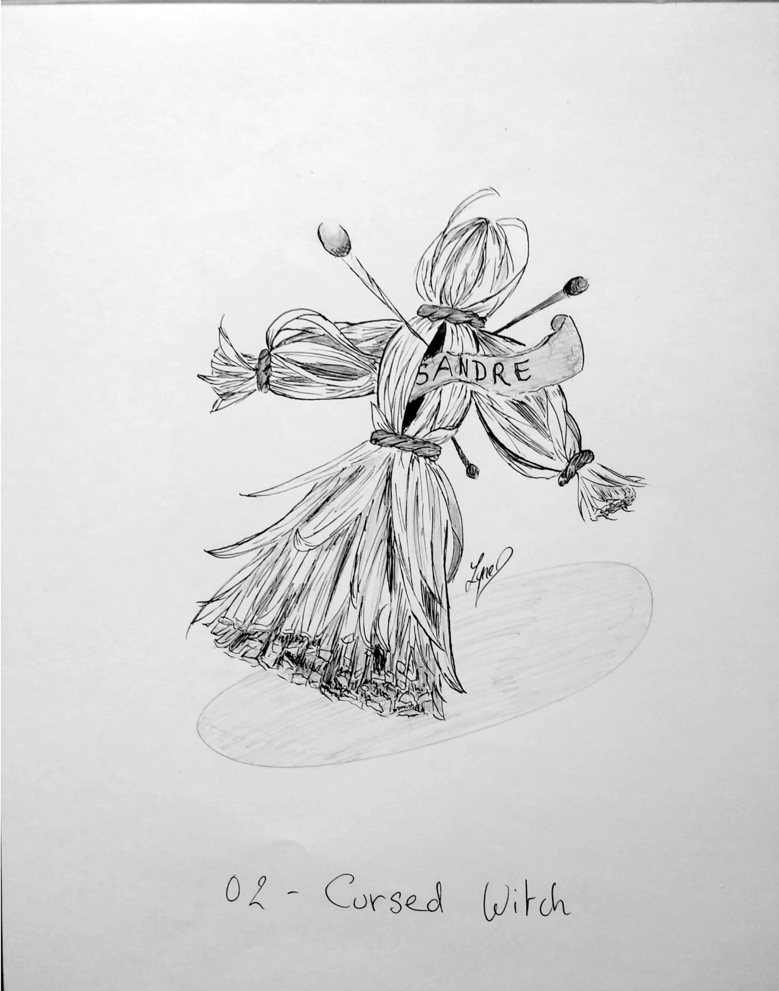 Inktober 2020 _ 02 - Cursed Witch.jpg