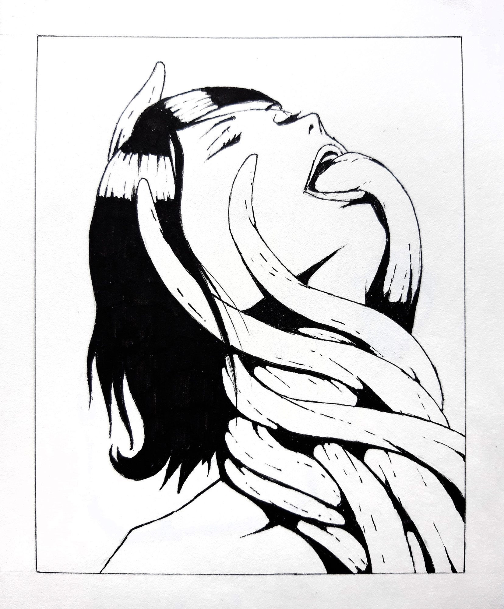 Inktober 2020 - Day 11 - Disgusting.jpg