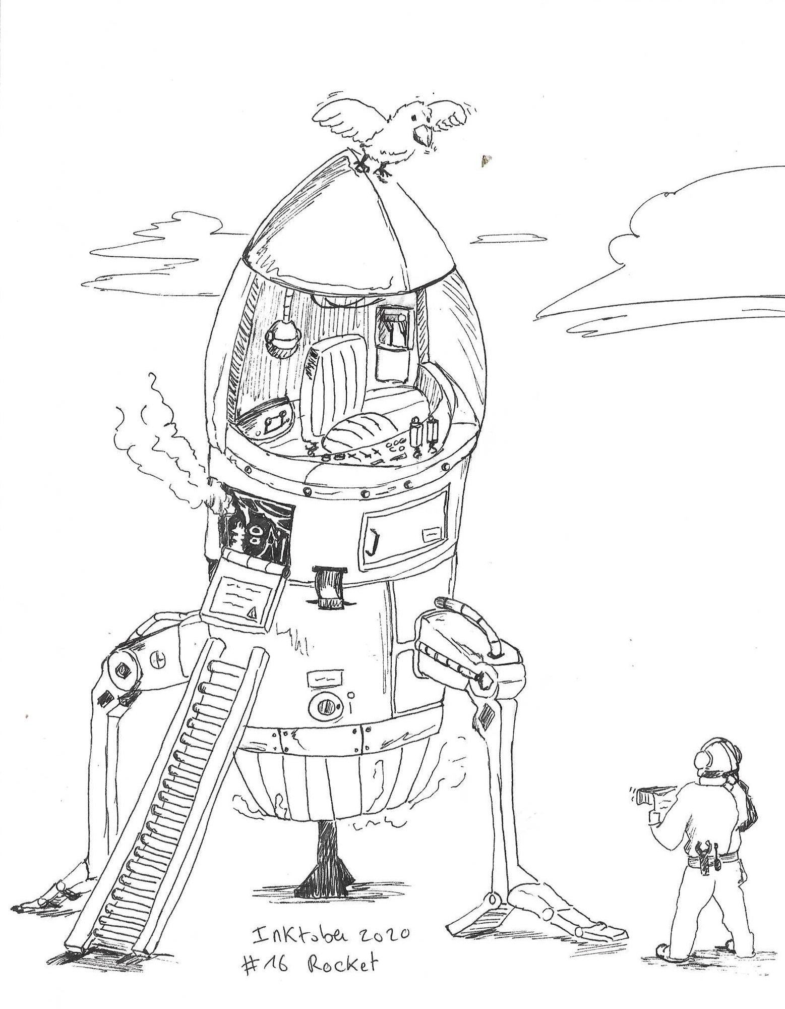 Inktober Day 16 Rocket.jpg