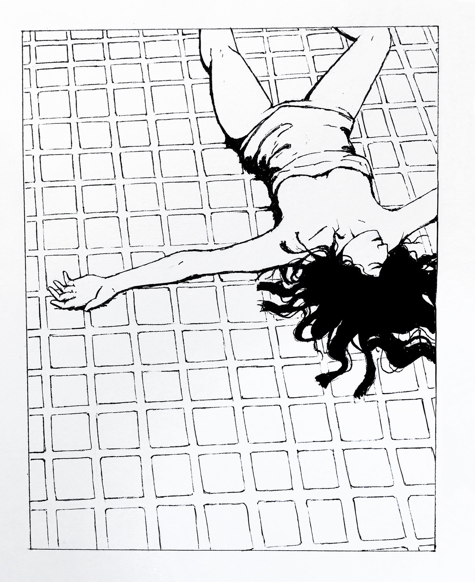 Inktober 2020 - Day 12 - Slippery.jpg