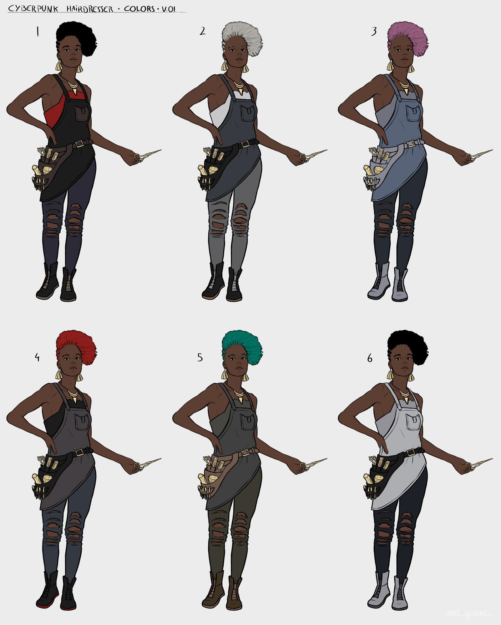 coiffeuse color rough v01