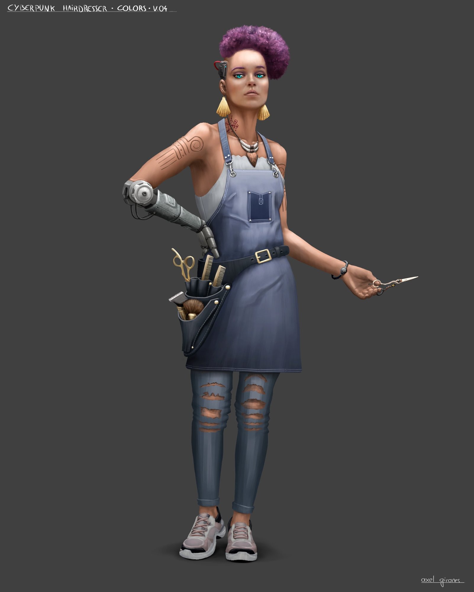 coiffeuse color rough v05