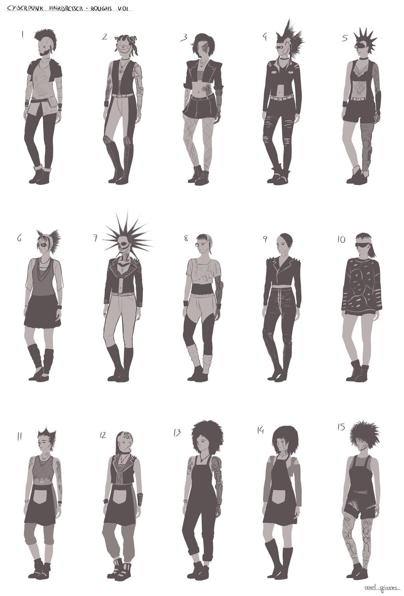 coiffeuse roughs v01