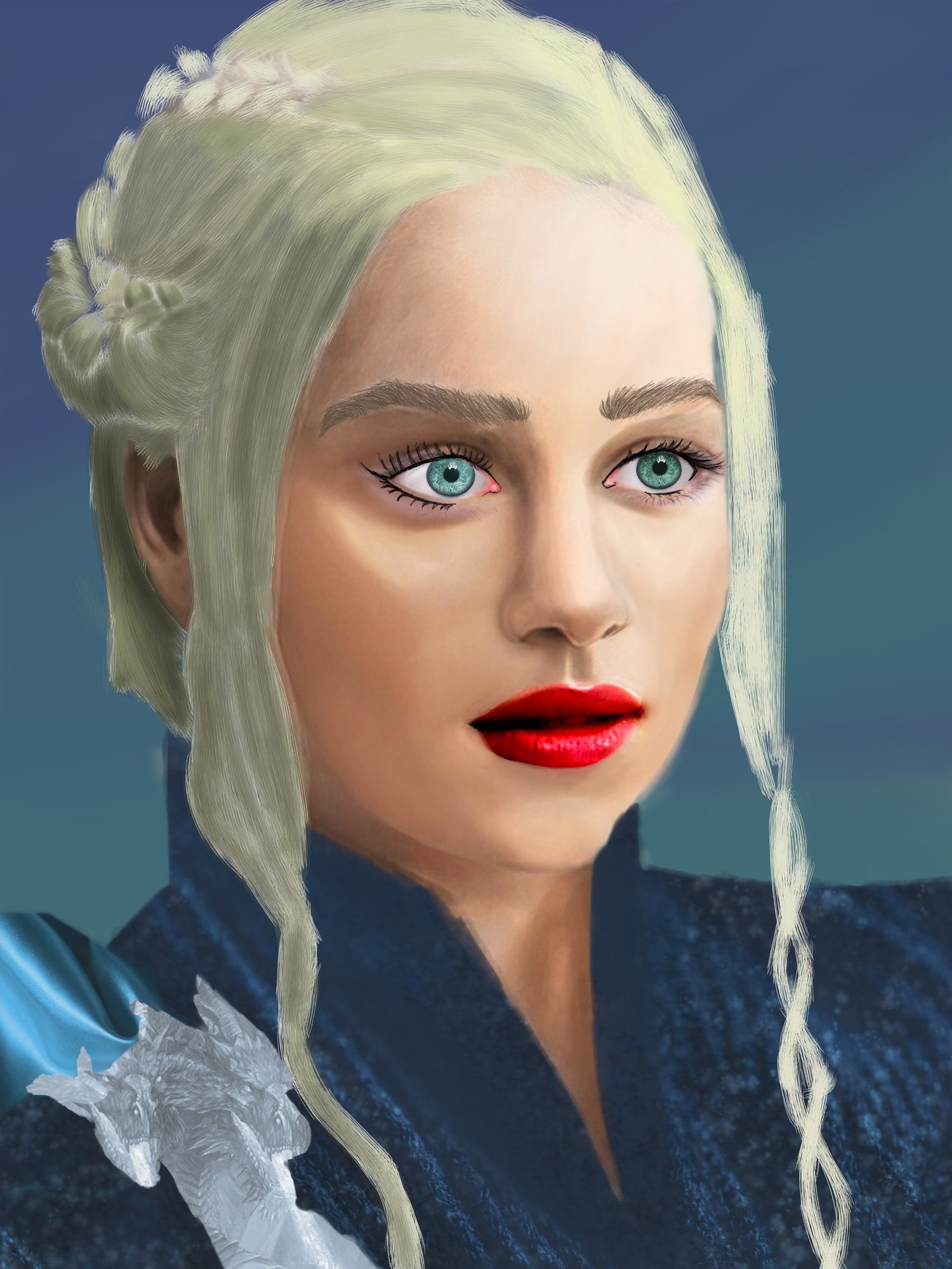 daenerys Targaryen - exercice painting - Alpha 2.jpg