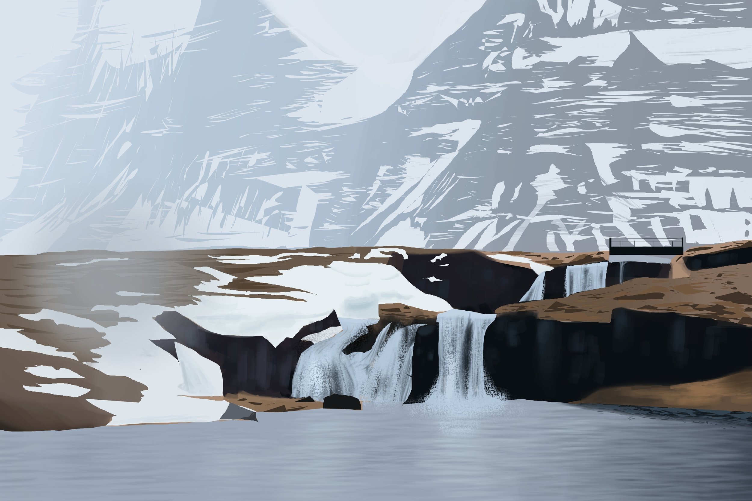 Montagne enneigée Terminé amélioré.jpg