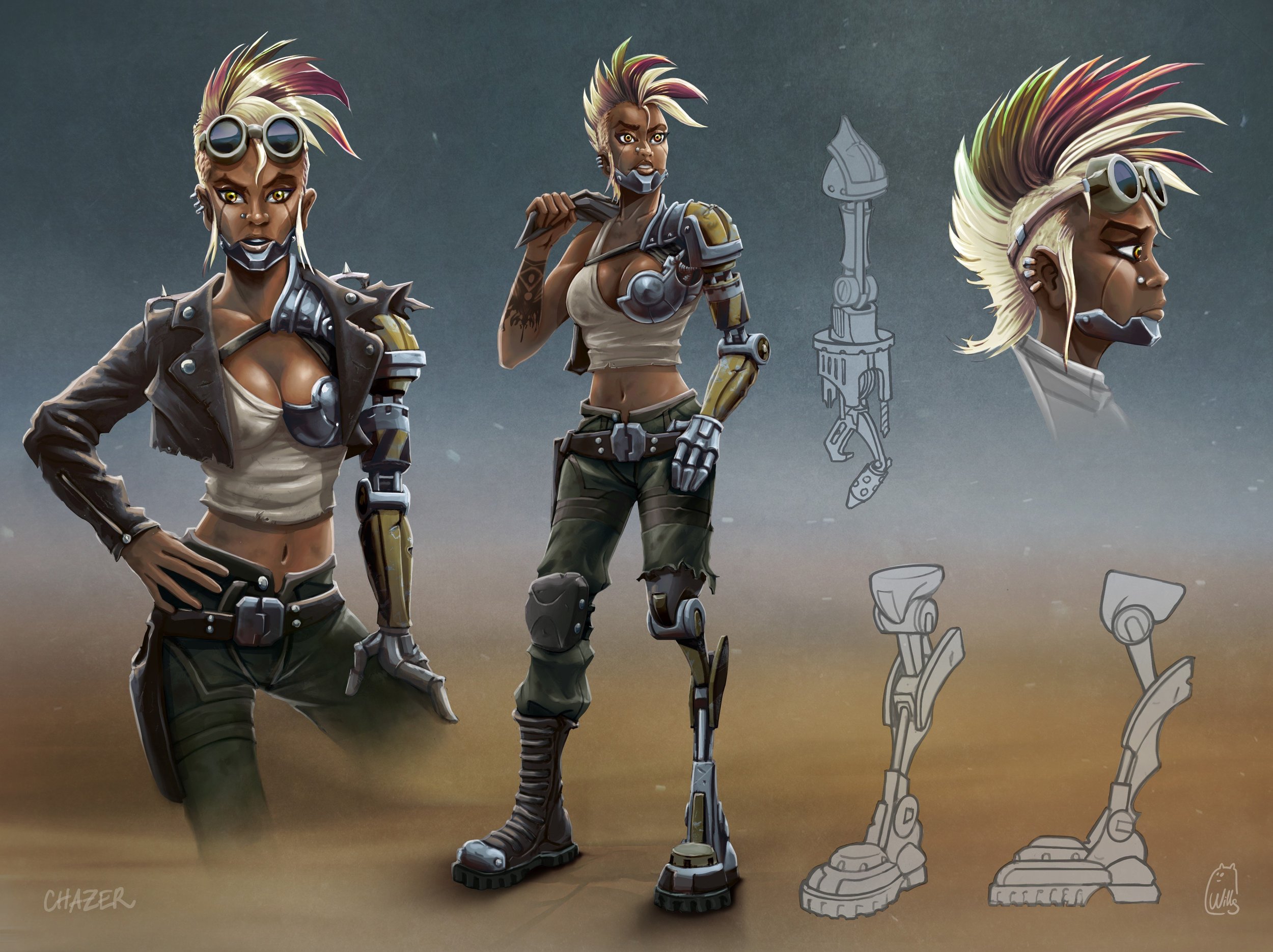 Planche de recherche Challenge #14 - CHAZER