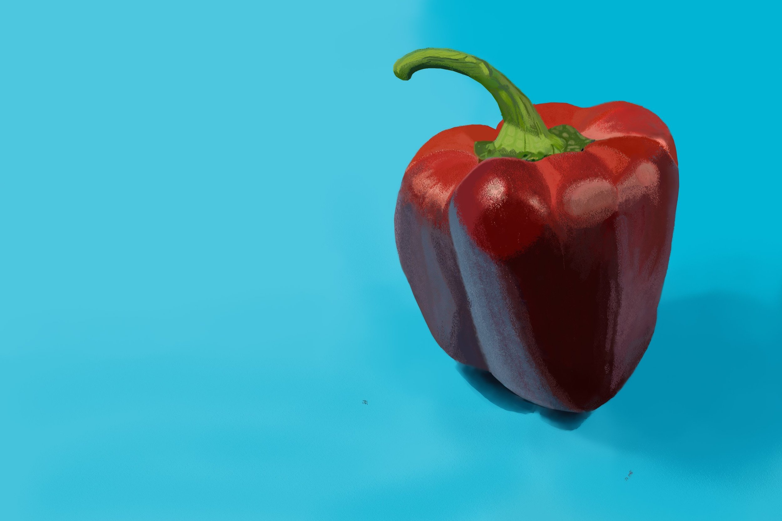 Le poivron rouge sur fond bleu.jpg