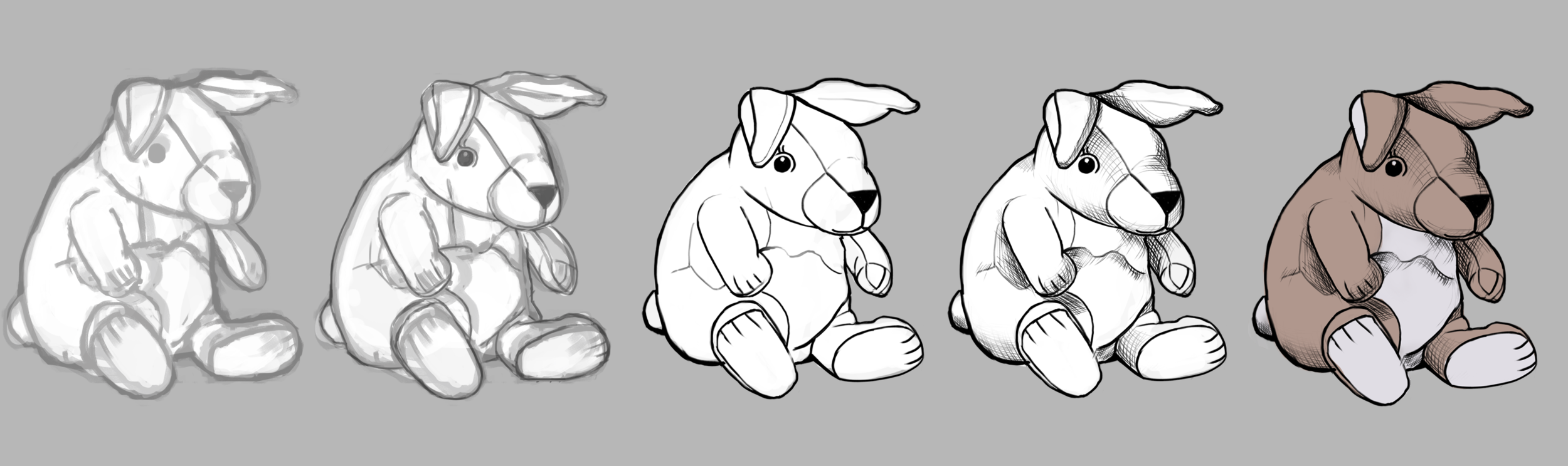 déclinaison étape croquis lapinou planche.png