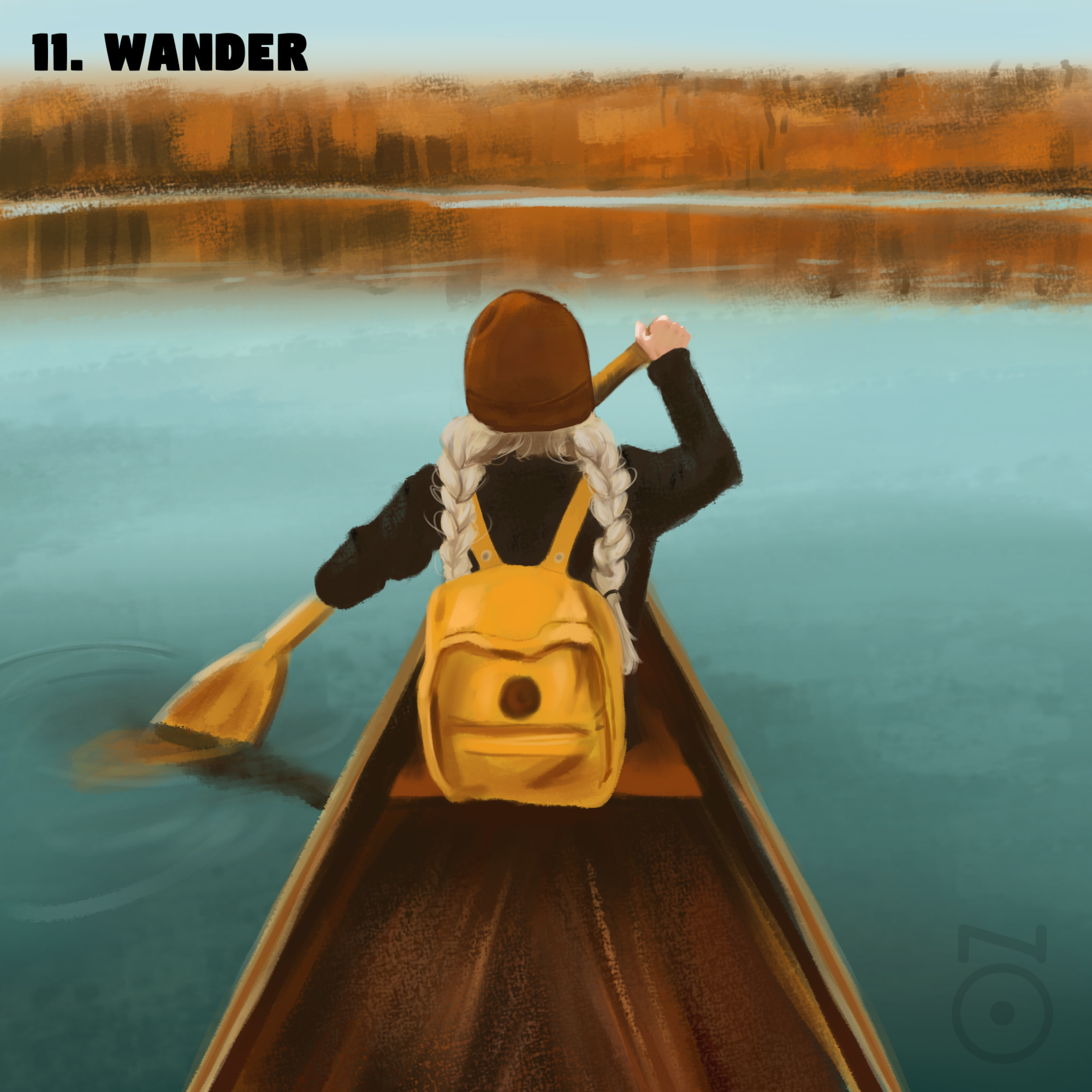 Inktober 11 WANDER.png