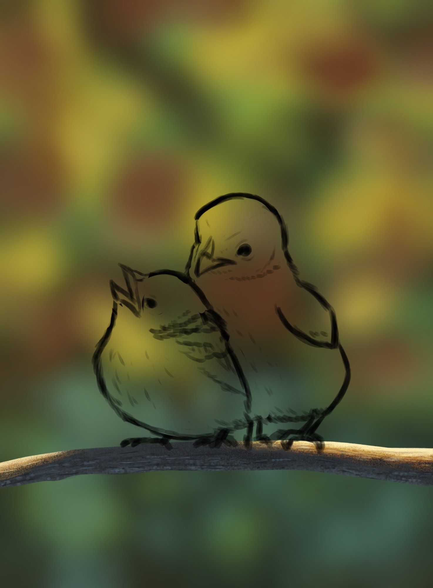 Les oisillons - CROQUIS 1 et 2.jpg