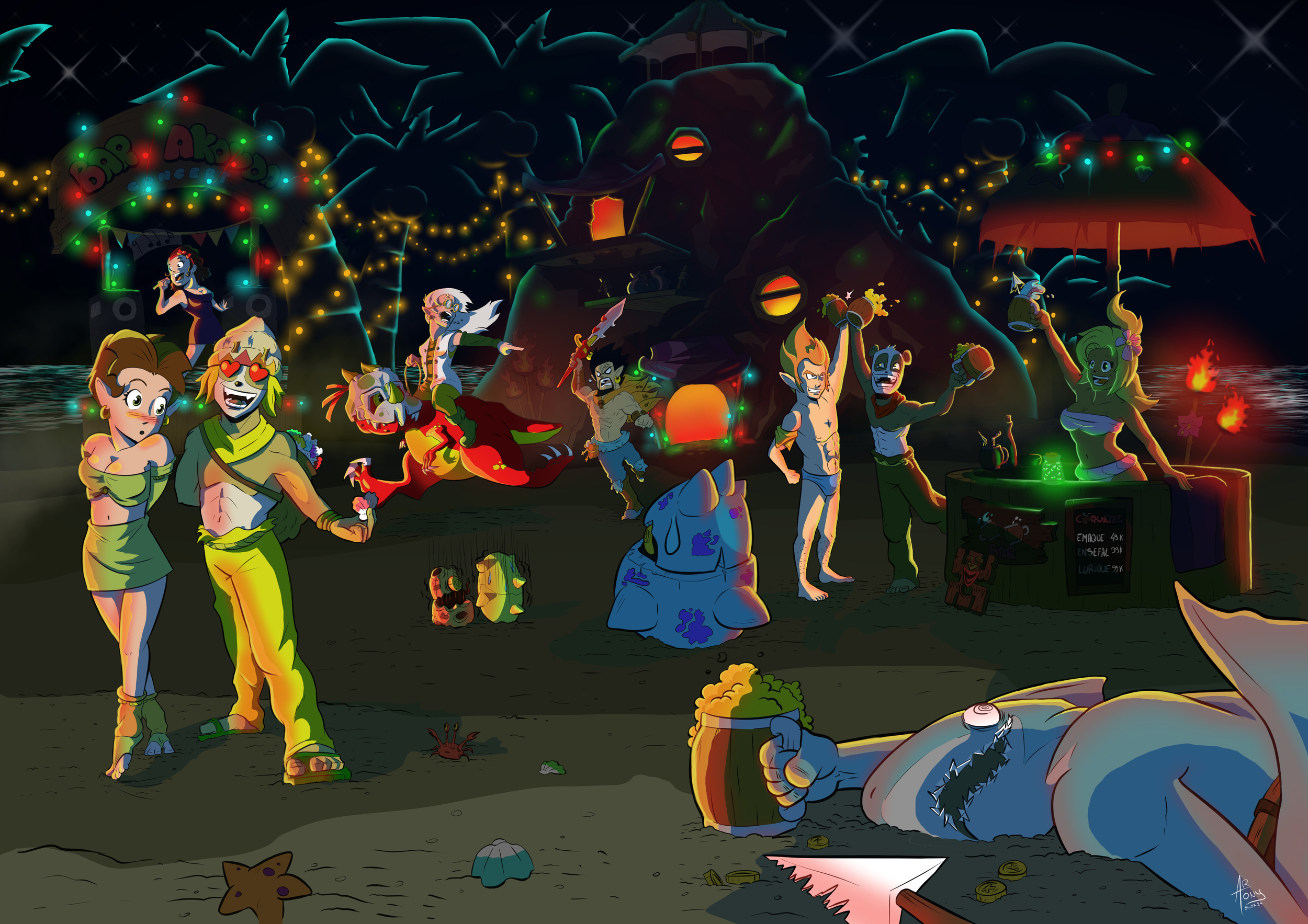 Soirée sur l'île de Vulkania.jpg