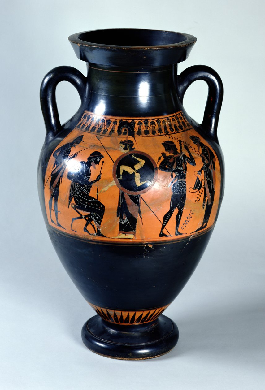 Greek_-_Attic_black-figure_neck_amphora_depicting_the_welcome_of_Hercules_to_Olympus_c52_-_(MeisterDrucke-184069).jpg