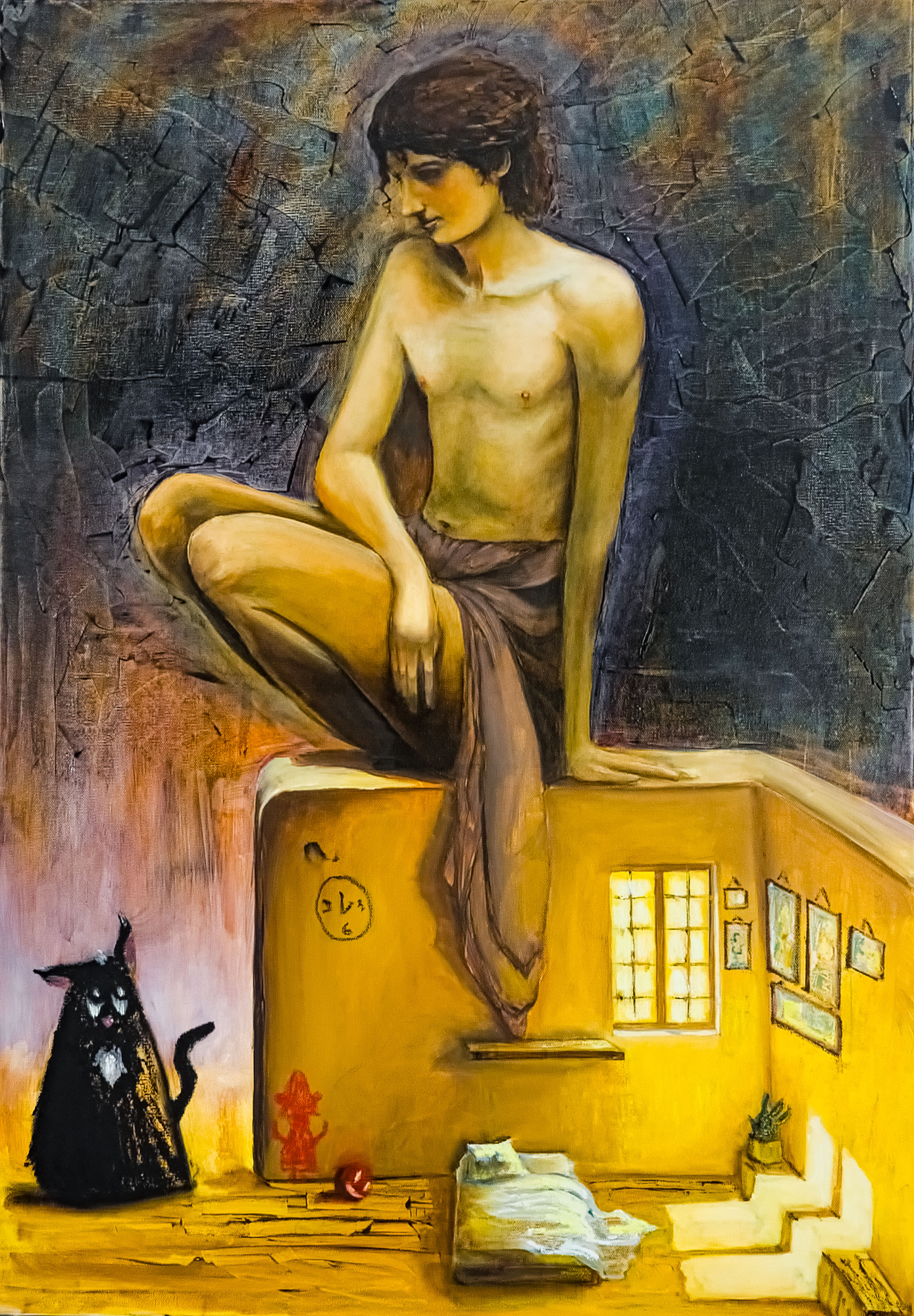 Peinture Morphée et l'enfance 01.jpg