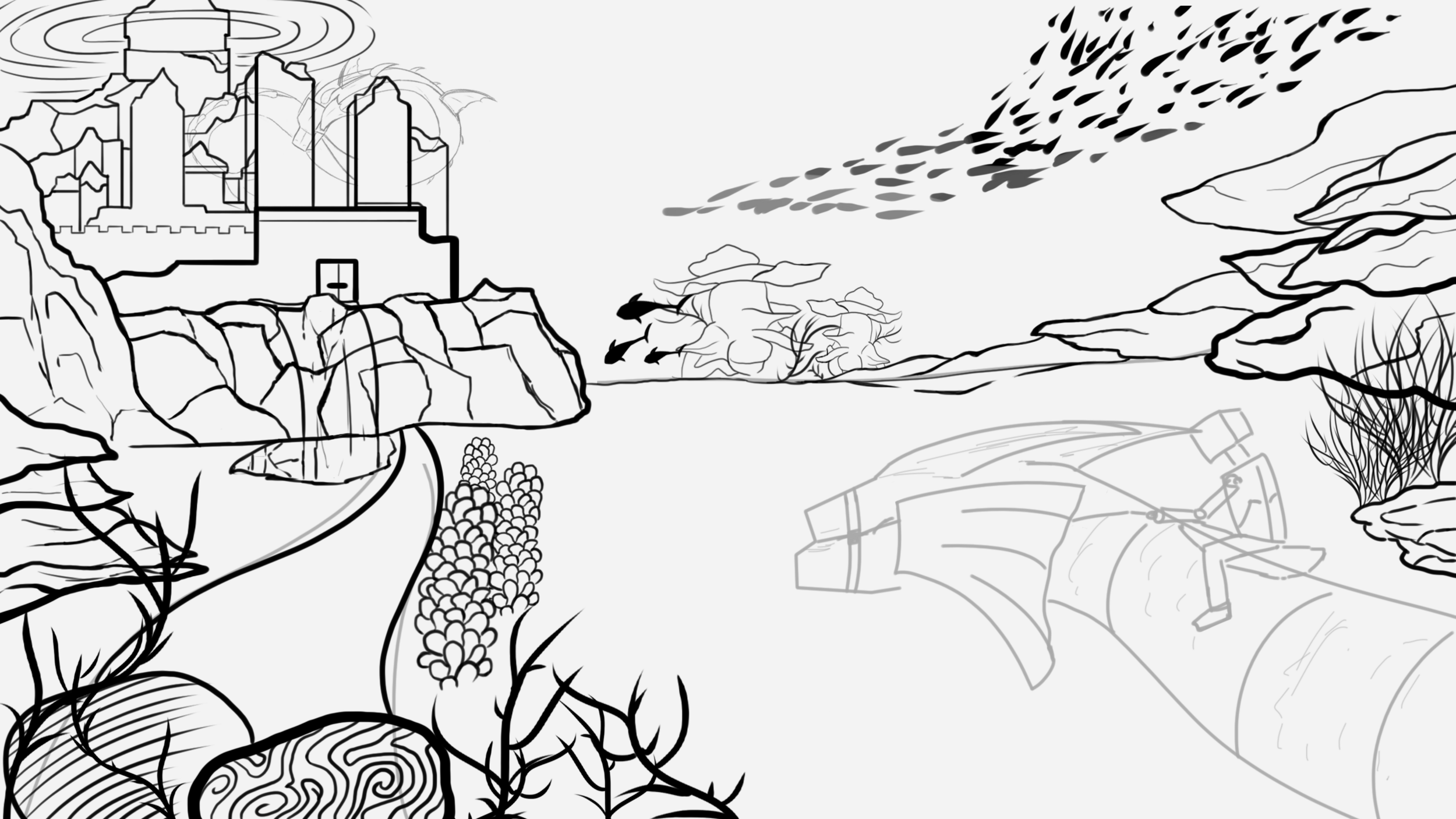 Lineart 1 exploration sous-marine.png