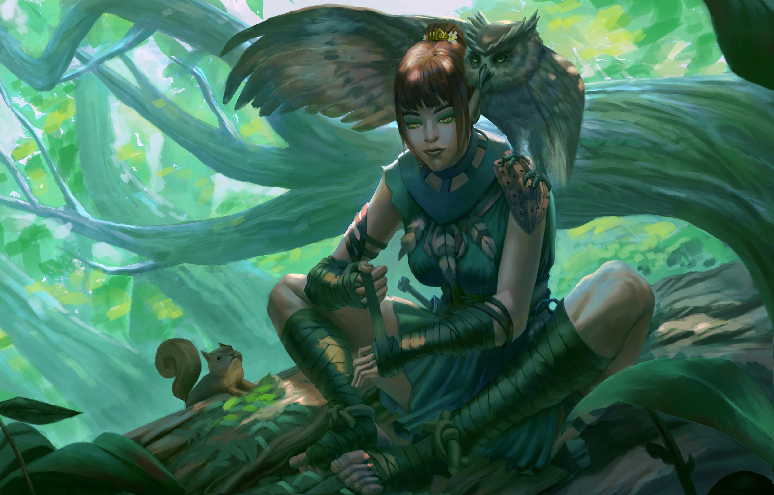 PARTICIPATION au concour DPS mon illustration de l'elfe  fichier original1.jpg